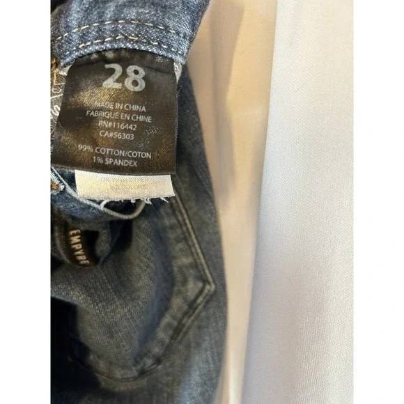 Empyre Surplus Co Mens Jeans Size 28 Revolver Regular Blue Denim Skinny 28x31 - Picture 5 of 5